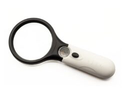 Photo of magnifying glass.